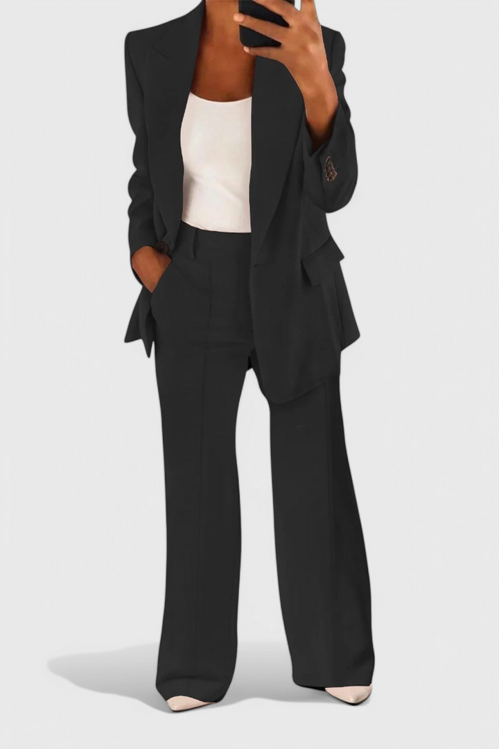 Kaia Conjunto Elegante de 2 Peças para o Trabalho e Muito Mais