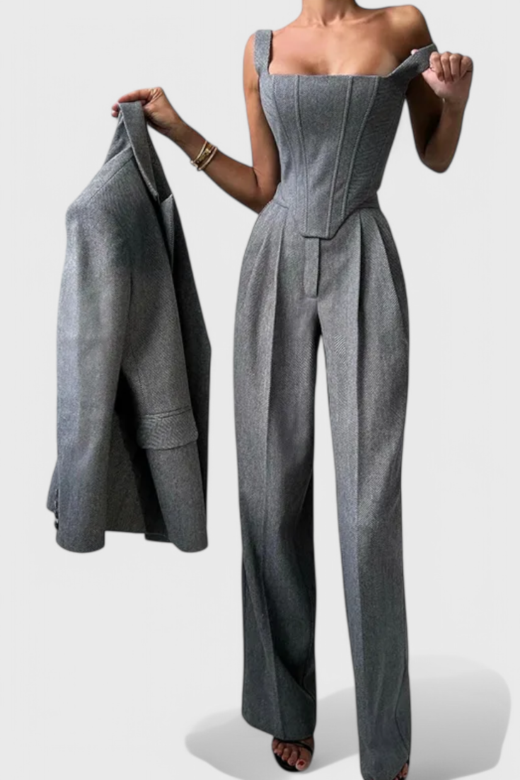 Evena - Fato de Calças para uma Elegância Confiante