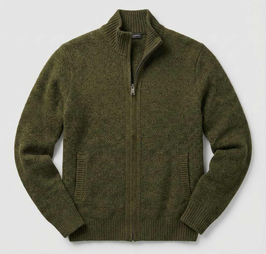 Leandro | Cardigan de Lã Merino