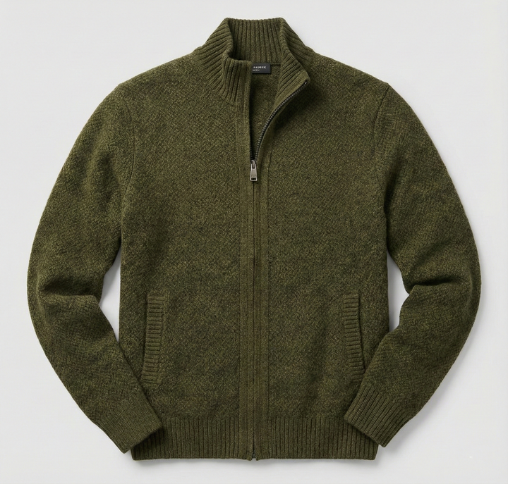Leandro | Cardigan de Lã Merino