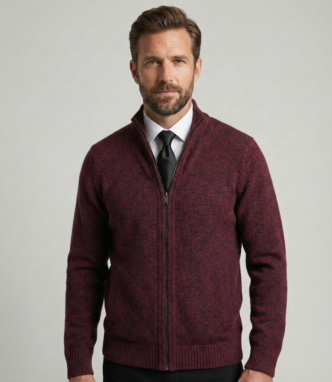 Leandro | Cardigan de Lã Merino