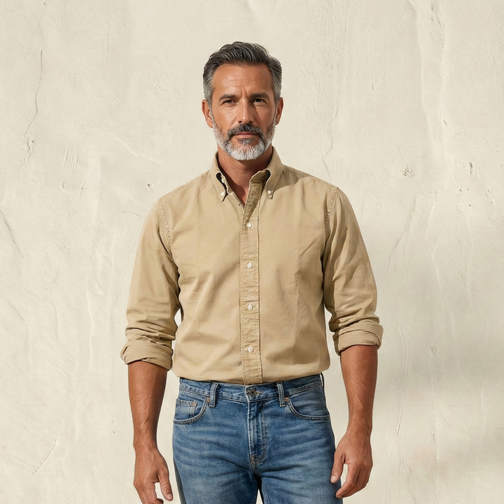 RALF | Camisa Clássica de Manga Comprida