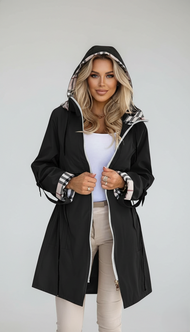 Maeve | Gabardine com Capuz