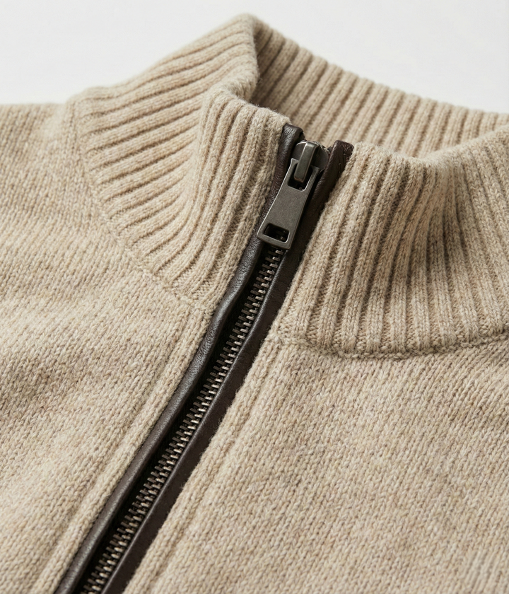 Leandro | Cardigan de Lã Merino