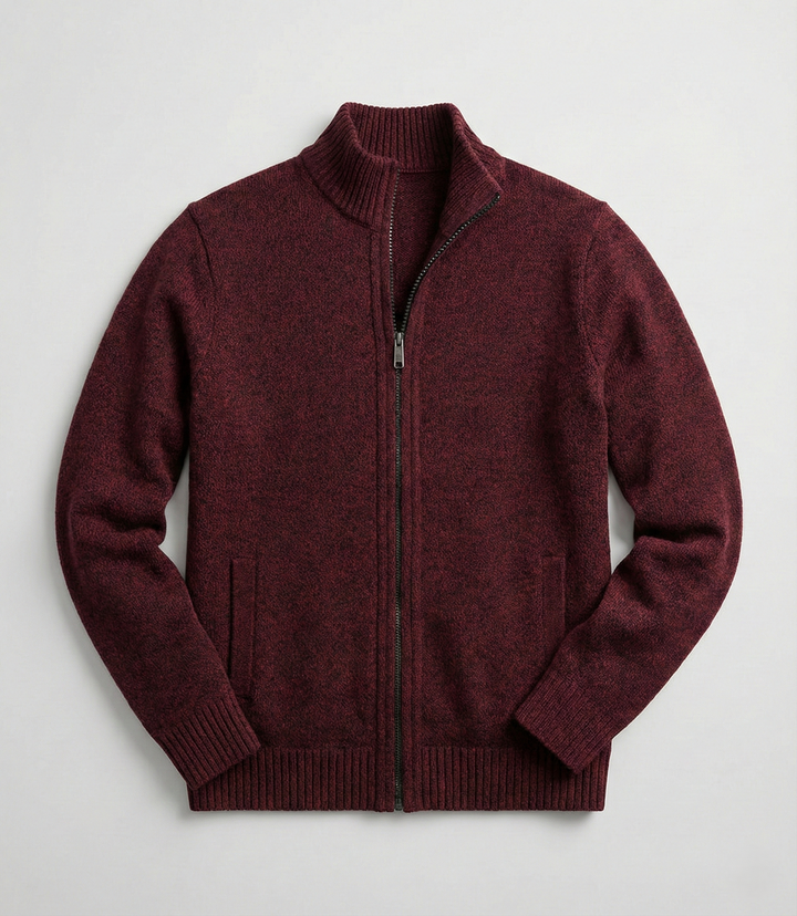 Leandro | Cardigan de Lã Merino