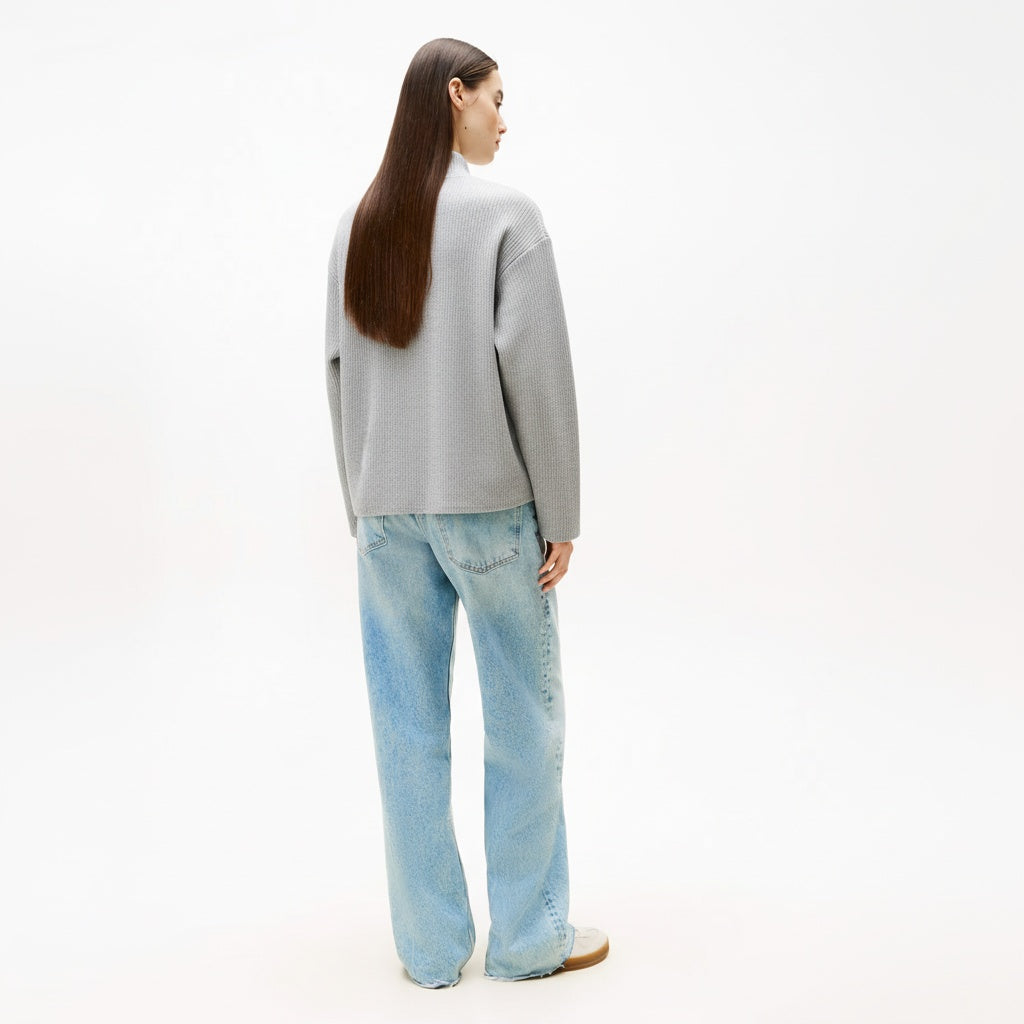 Renna Cardigan de Malha de Algodão