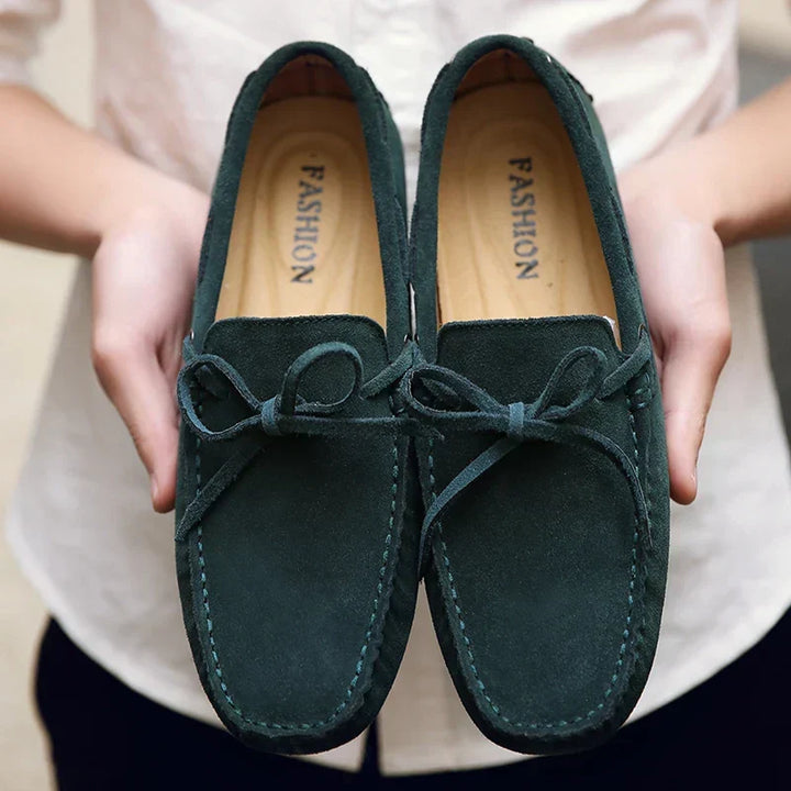 Mocassins Casuais de Camurça para o Verão