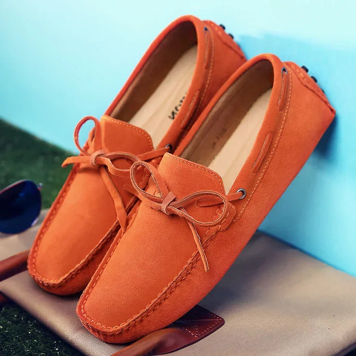 Mocassins Casuais de Camurça para o Verão