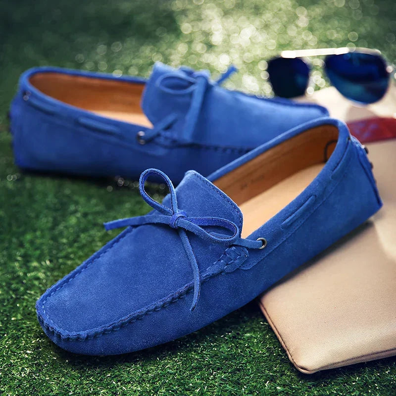 Mocassins Casuais de Camurça para o Verão