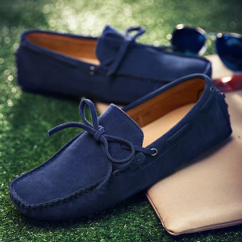 Mocassins Casuais de Camurça para o Verão