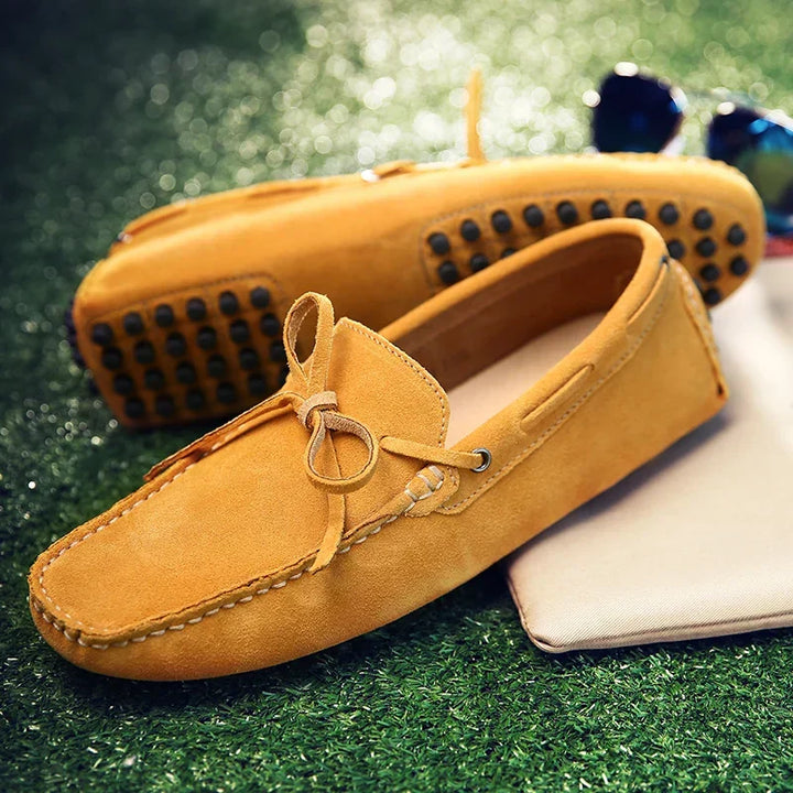 Mocassins Casuais de Camurça para o Verão