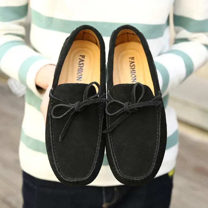 Mocassins Casuais de Camurça para o Verão