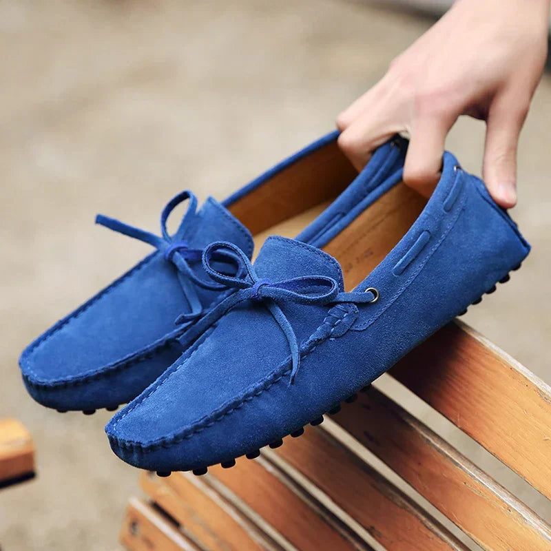 Mocassins Casuais de Camurça para o Verão