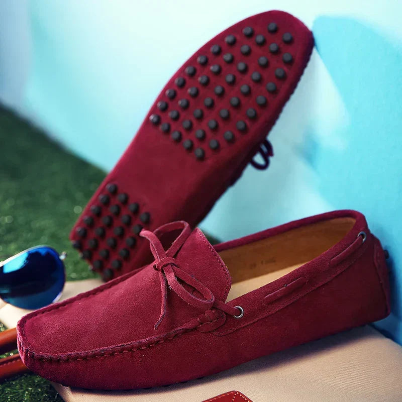 Mocassins Casuais de Camurça para o Verão