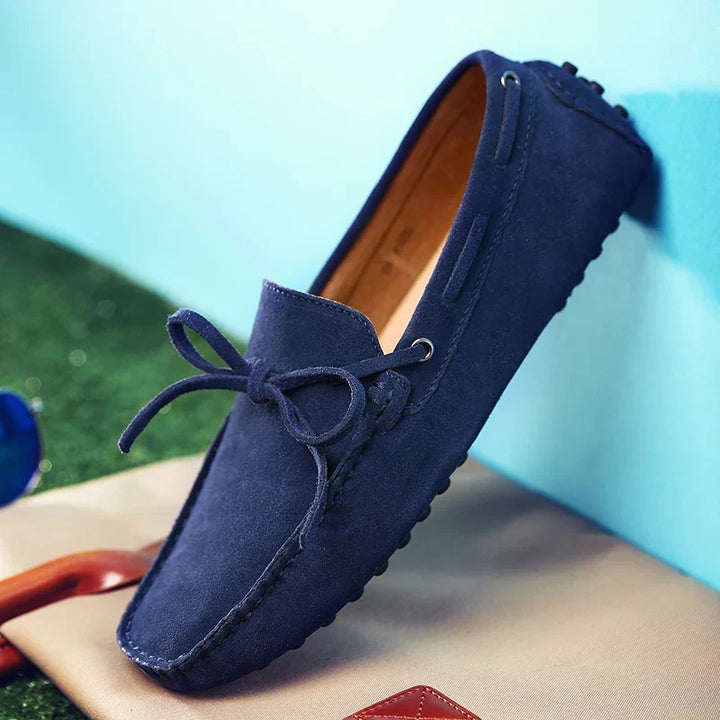 Mocassins Casuais de Camurça para o Verão