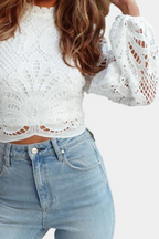 Blusa de Renda Solsticea