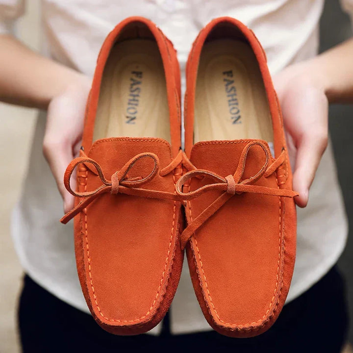 Mocassins Casuais de Camurça para o Verão