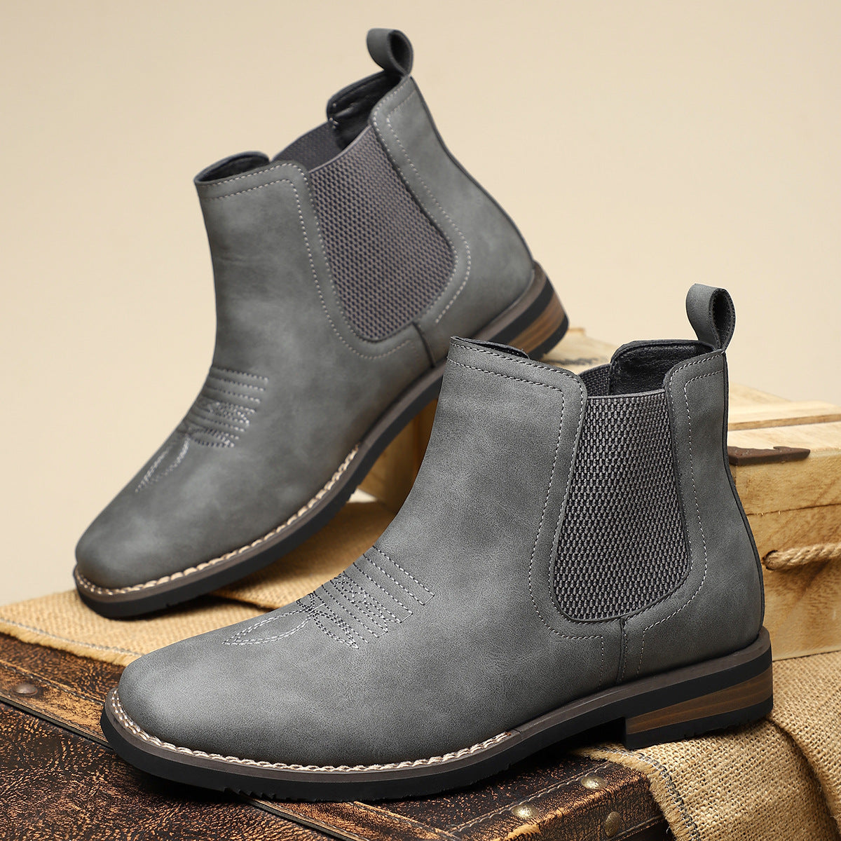 Henrique™ | Botas Clássicas de Couro para Homem