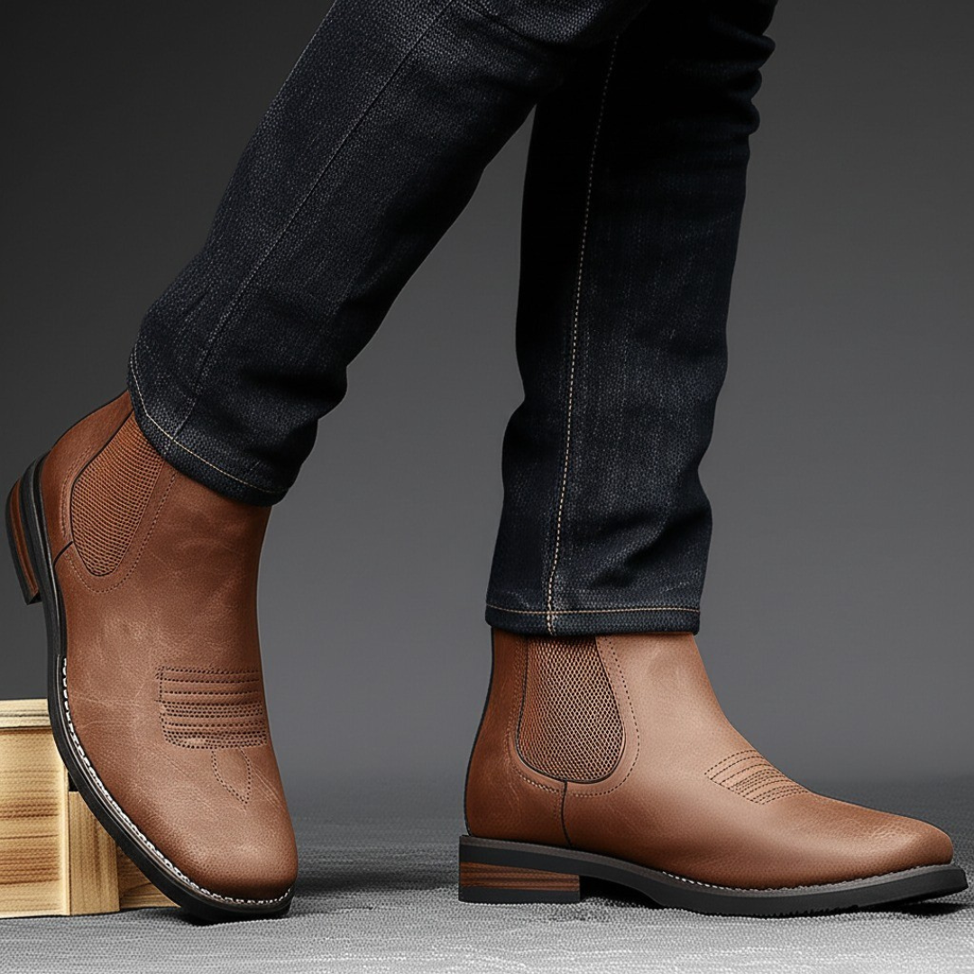 Henrique™ | Botas Clássicas de Couro para Homem