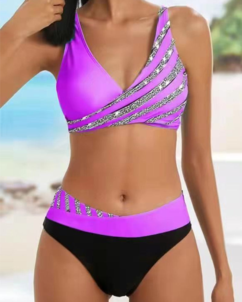 Candela™ | Bikini com Estampado em Tons Quentes