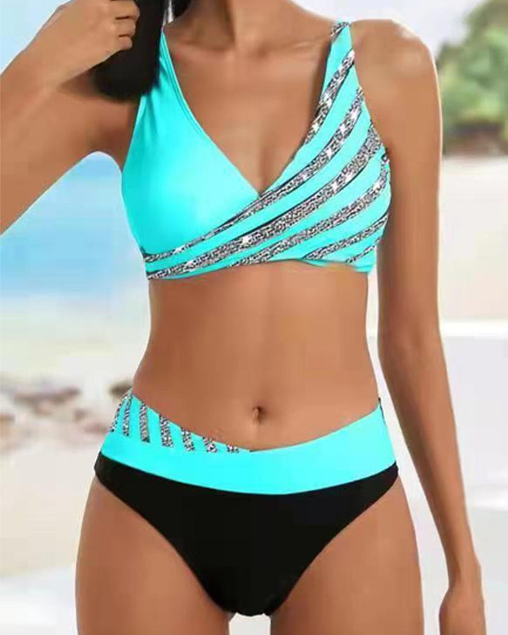 Candela™ | Bikini com Estampado em Tons Quentes