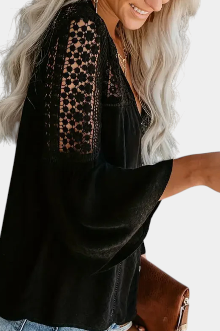 Blusa de Renda Sunwoven