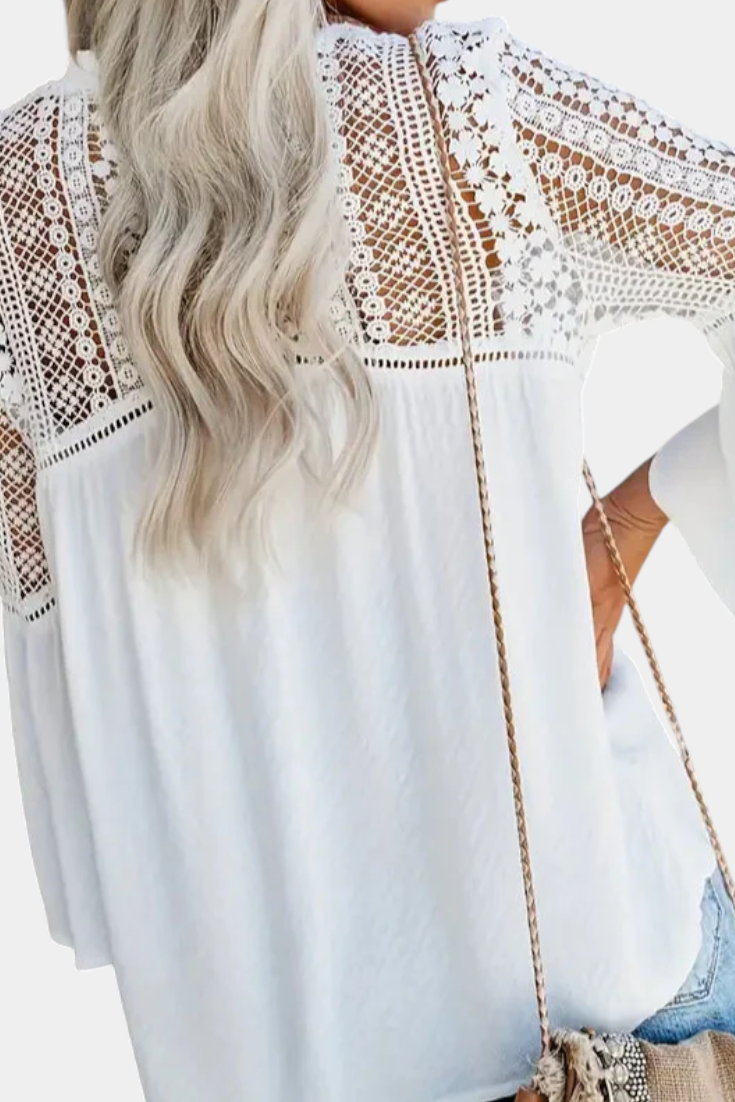 Blusa de Renda Sunwoven