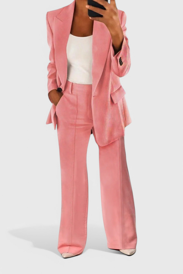 Kaia Conjunto Elegante de 2 Peças para o Trabalho e Muito Mais