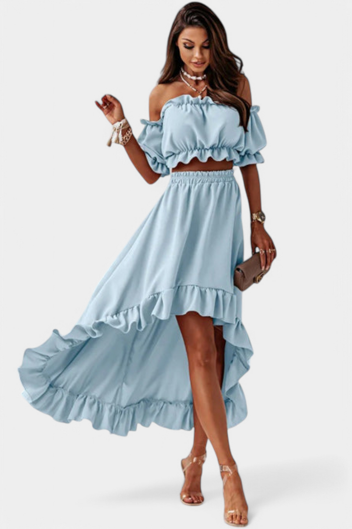 Katja Conjunto de Duas Peças Off-Shoulder
