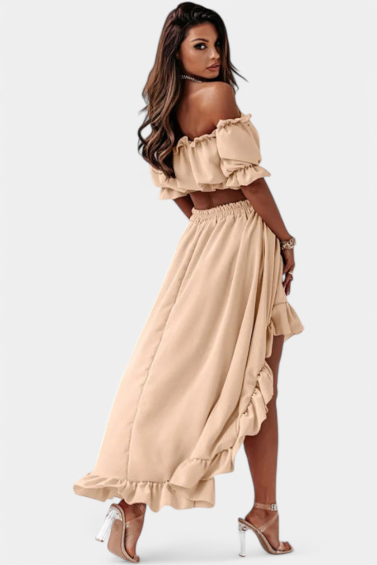 Katja Conjunto de Duas Peças Off-Shoulder
