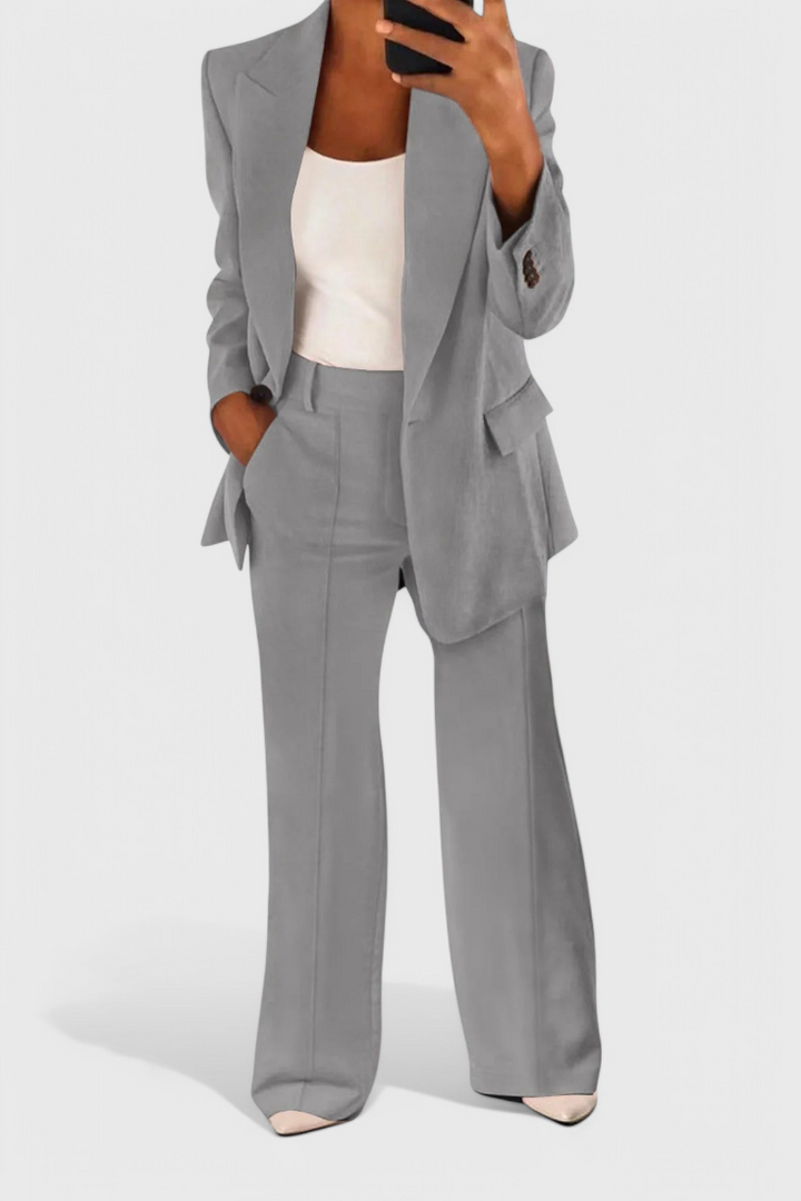 Kaia Conjunto Elegante de 2 Peças para o Trabalho e Muito Mais