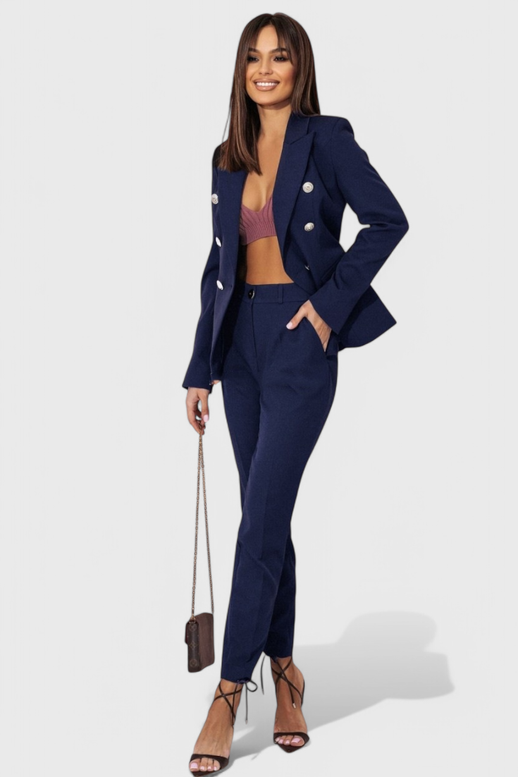 Rosalind Conjunto de Blazer e Calças Elegante