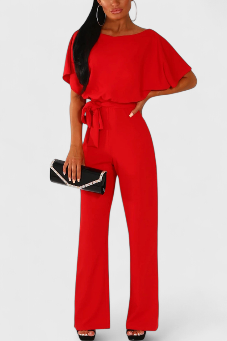 Evie - Macacão Chique de Silhueta Fluida