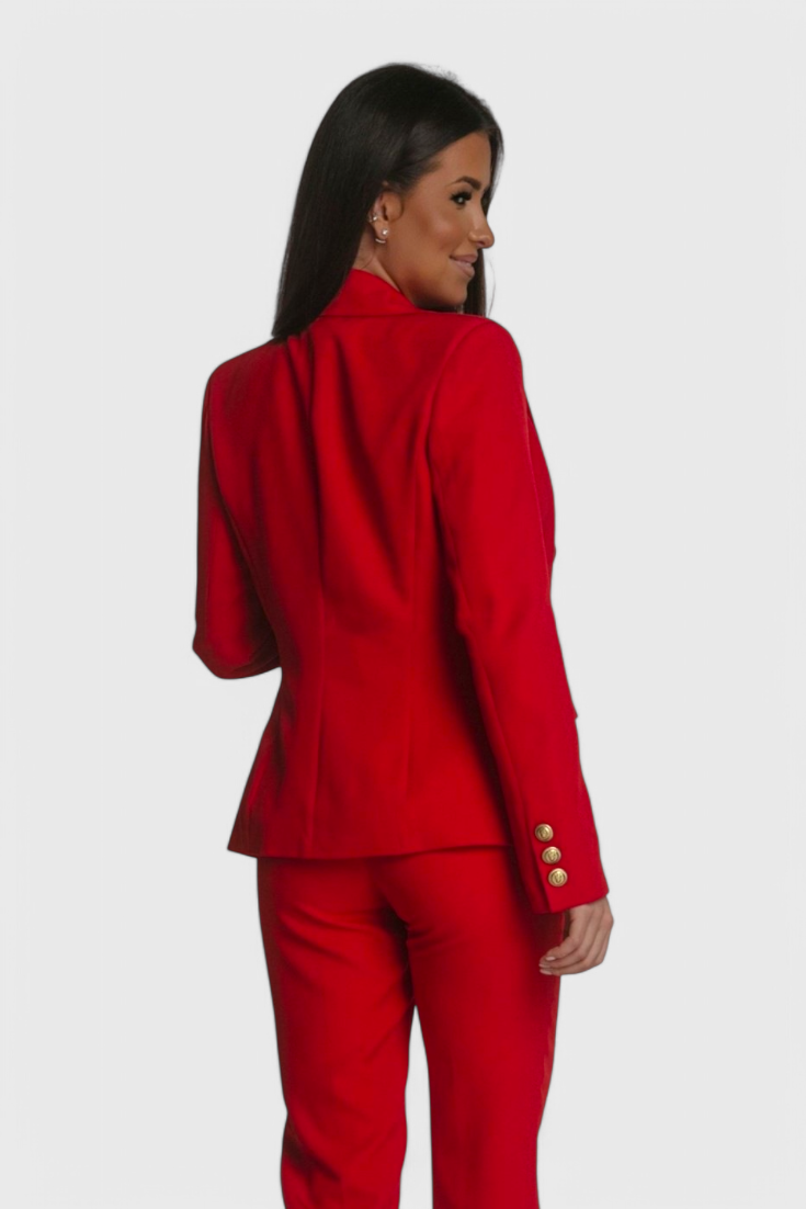 Rosalind Conjunto de Blazer e Calças Elegante