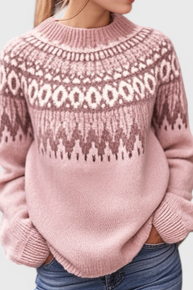 Lucia Camisola Aconchegante Fair Isle