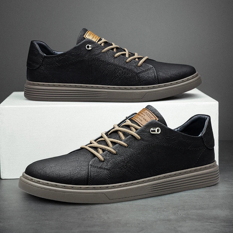 Sapatos Oxford de Couro