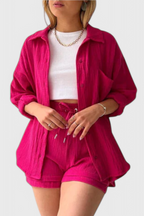 Xenia Conjunto com Gola Descontraída
