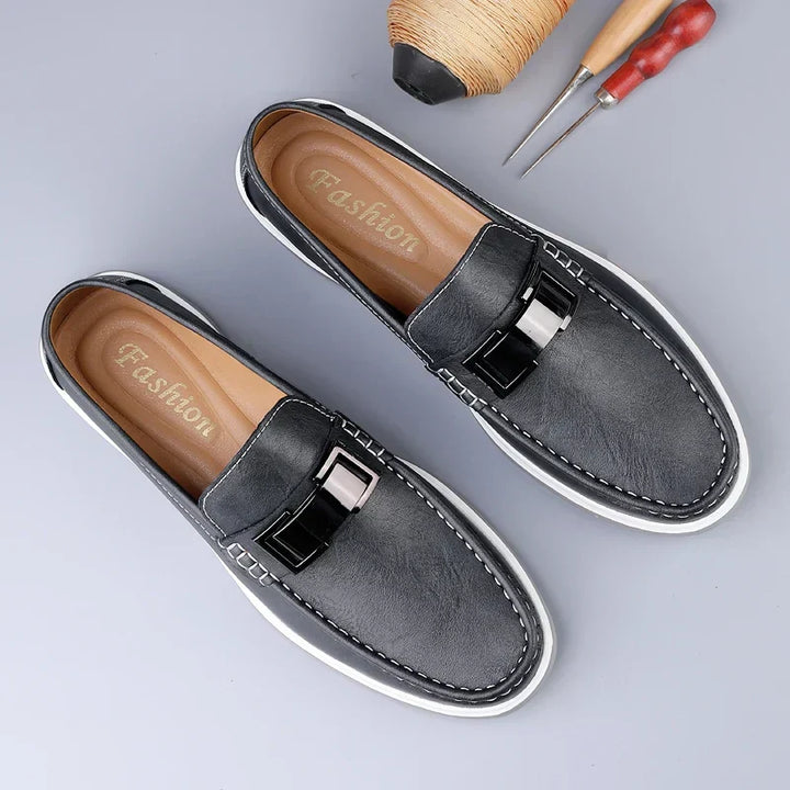 Mocassins de Pele de Luxo