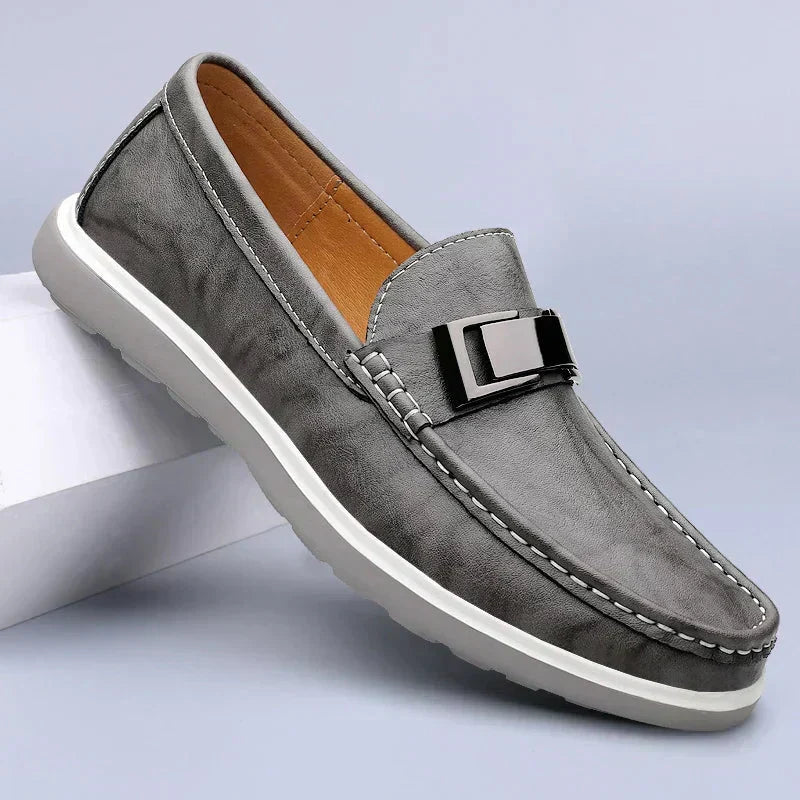 Mocassins de Pele de Luxo