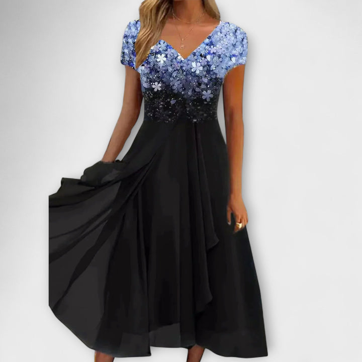 Lara - Vestidos de Noite de Chiffon para Mulher