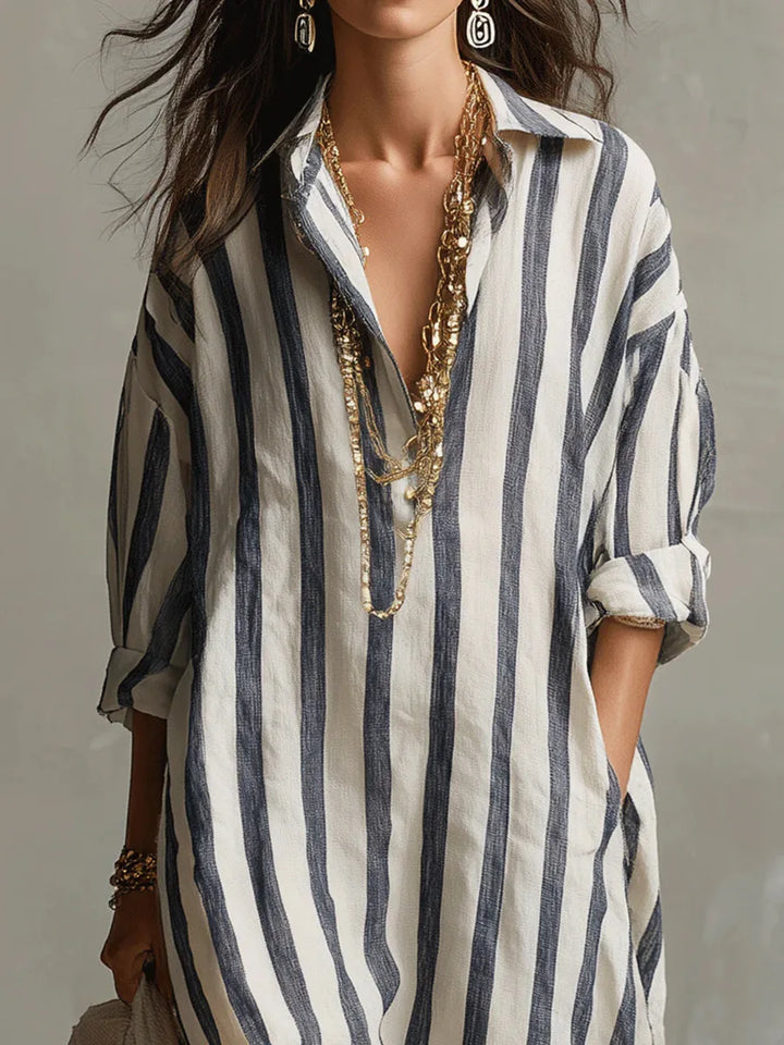 Pepa | Vestido Camiseiro Comprido
