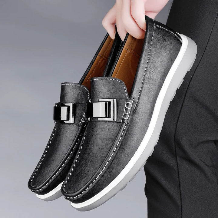 Mocassins de Pele de Luxo