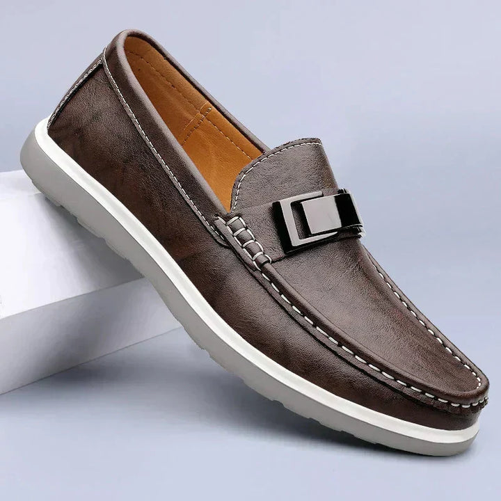 Mocassins de Pele de Luxo
