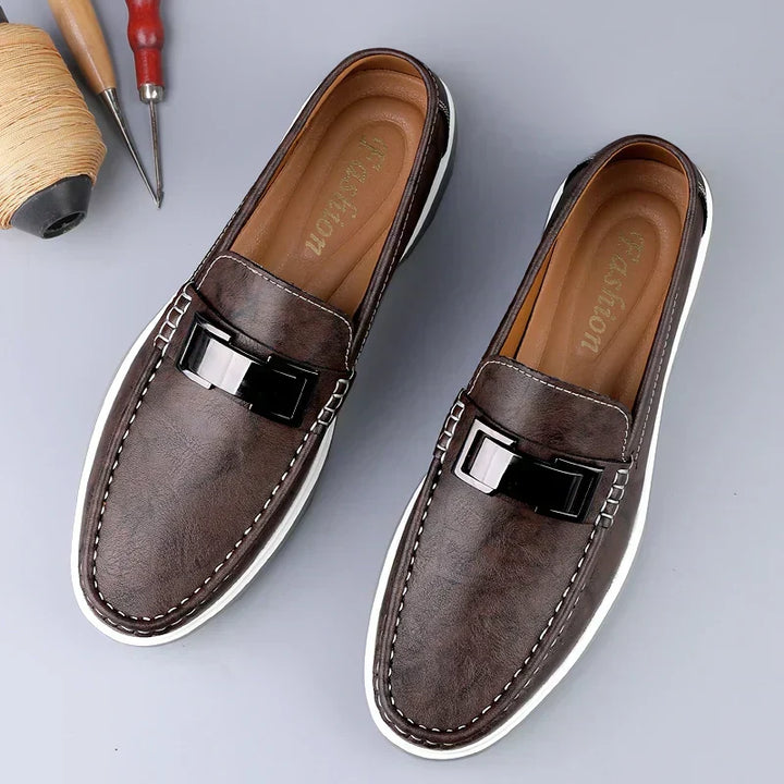 Mocassins de Pele de Luxo