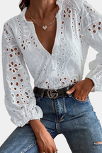 Blusa Alba com Ilhó