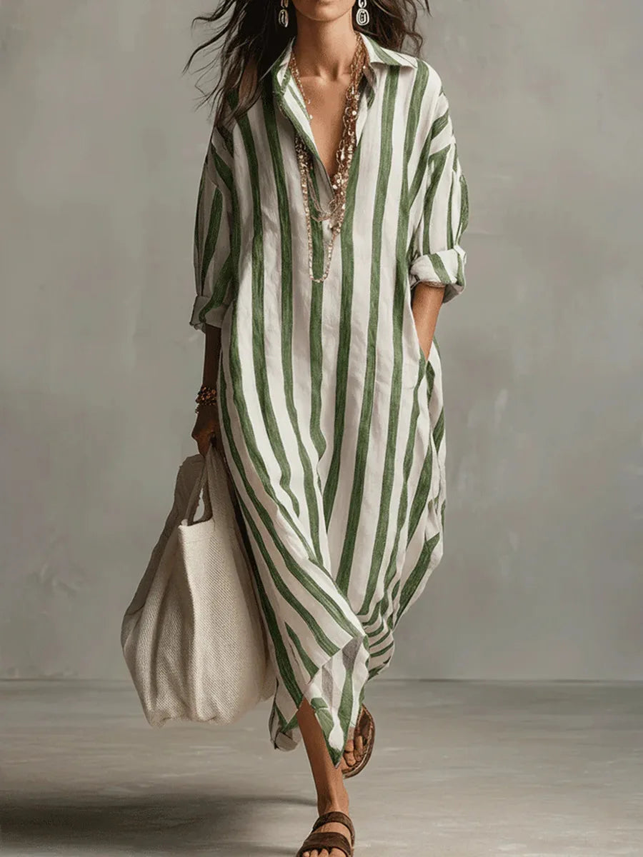 Pepa | Vestido Camiseiro Comprido