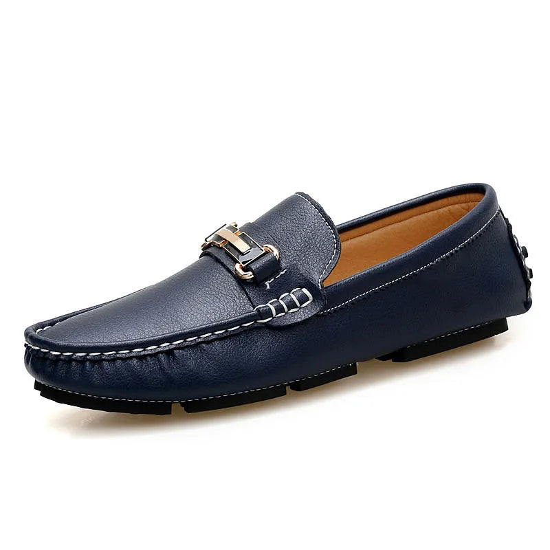 Mocassins de Pele Autêntica