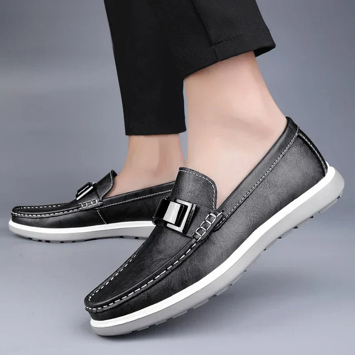 Mocassins de Pele de Luxo