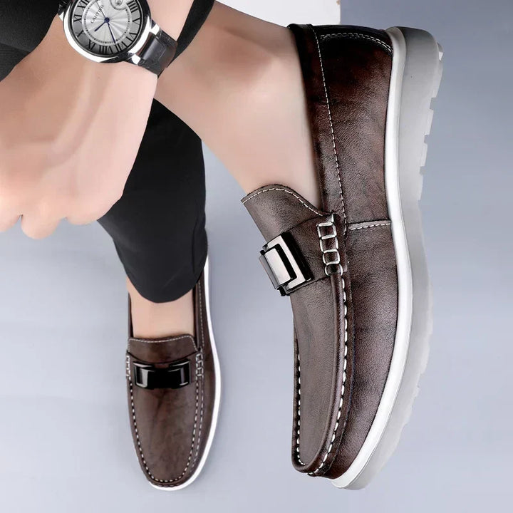 Mocassins de Pele de Luxo