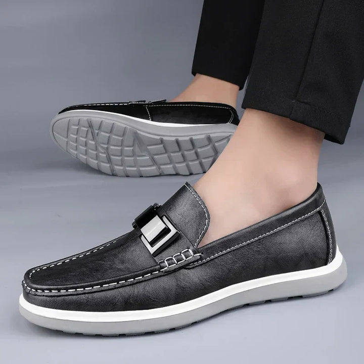 Mocassins de Pele de Luxo